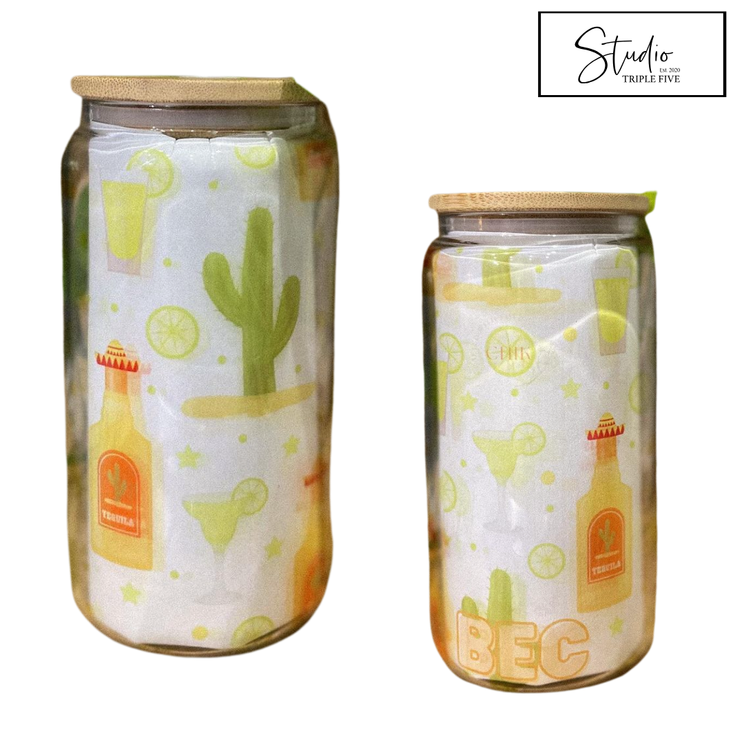 Sublimination Libby Beer Glass Can