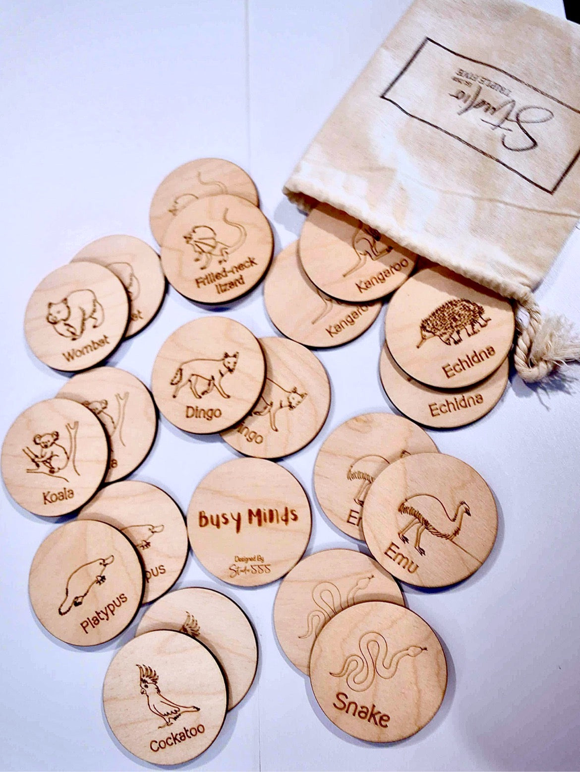 Australian Animal Memory Game