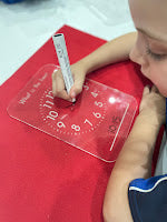 Clock face tracing board