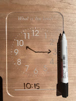 Clock face tracing board