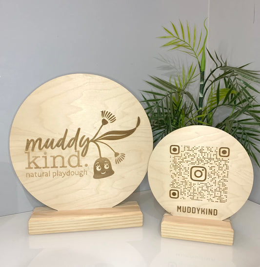 QR Code plaque - 20cm