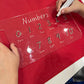 Number tracing board