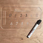 Number tracing board