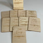 Timber affirmation cards with stand
