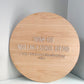 60cm Plaque with Acrylic writing