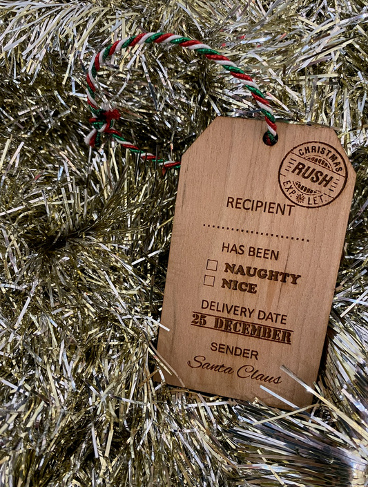 Naughty & Nice Gift Tag