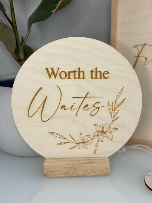 20cm Custom Plaque